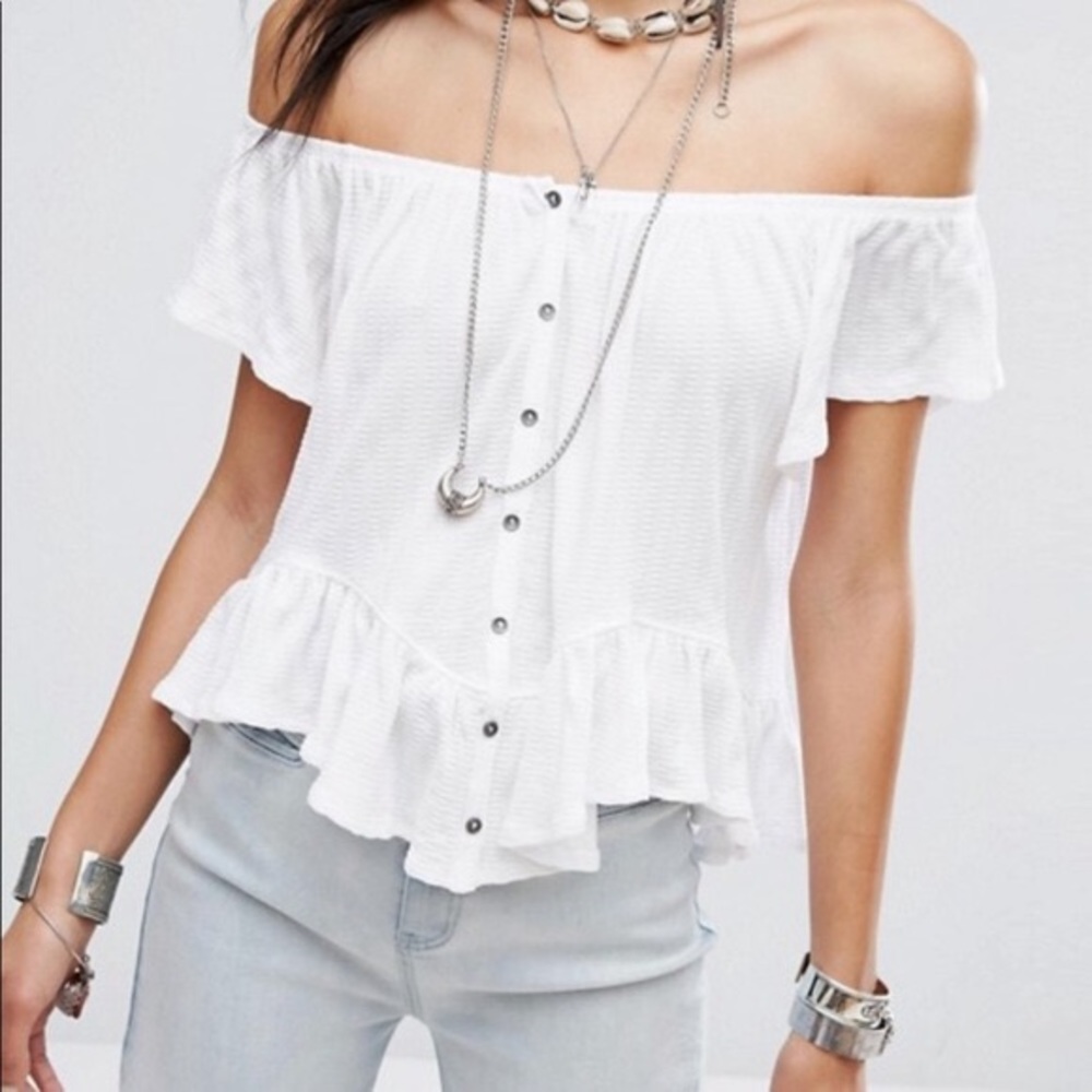 Free people off the shoulder top